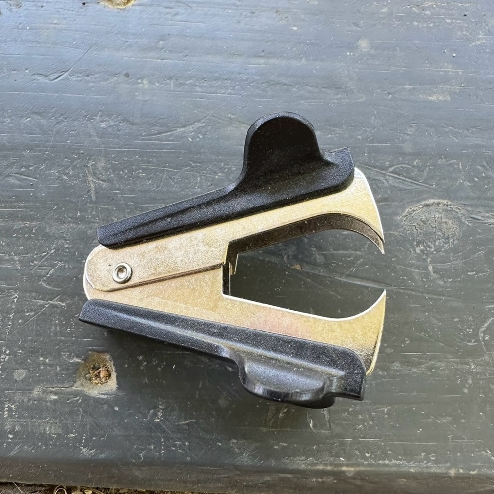 Black and Silver Staple Remover
